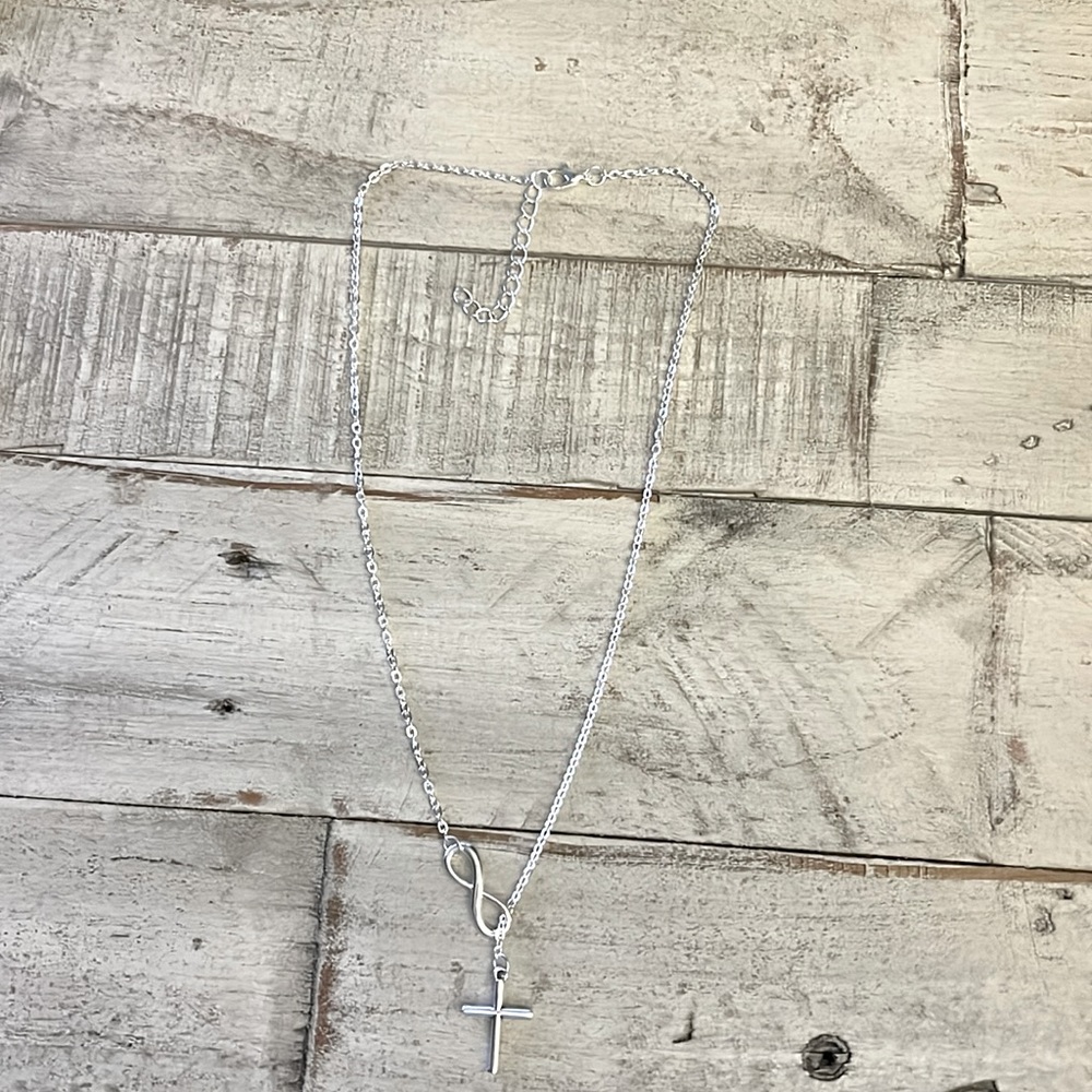 $1 bundle- NEW! Cross with Infinity Necklace